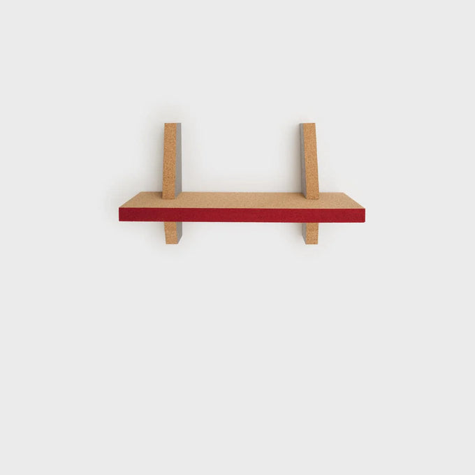 Horizon floating shelf, red