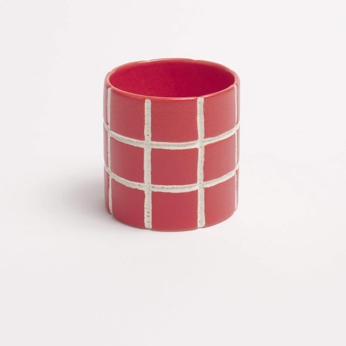 Carré cup, red