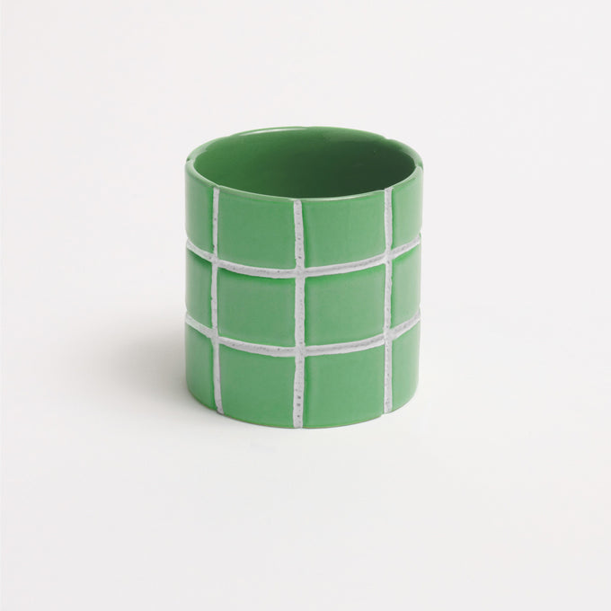 Carré cup, green