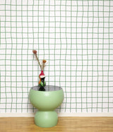 Papier-peint Carré, vert