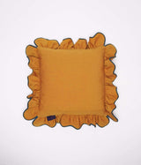 petit coussin belle épine uni jaune