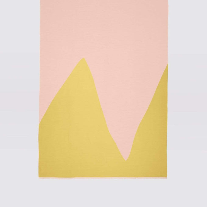 Contrepoint plaid, ochre/pink