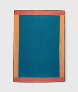 Plaid Louise - ocre/vert canard - Vert / ocre