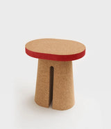 Tabouret Détour, rouge