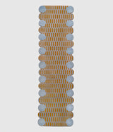 Tapis couloir Paysage au soleil - Bleu ciel / vert kaki