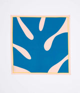 Carré de soie bleu et rose Maison Matisse