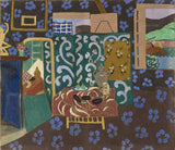 Échantillon papier-peint textile Belle-épine jaune matisse