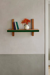 Horizon floating shelf, green