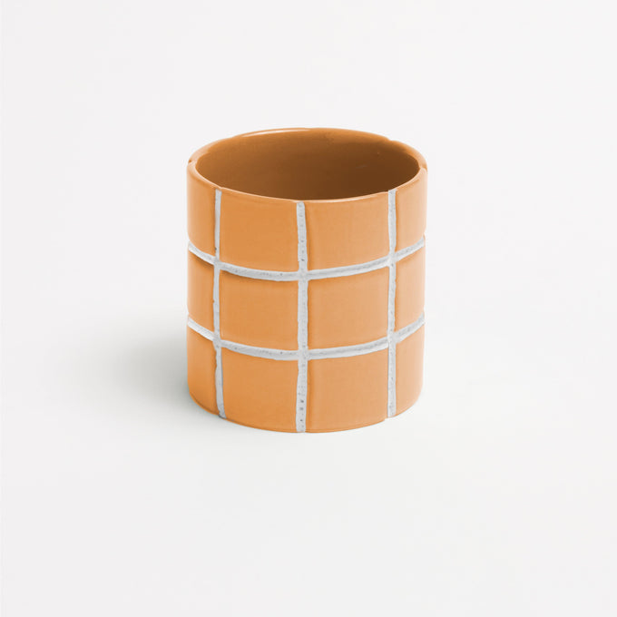 Gobelet Carré, ocre