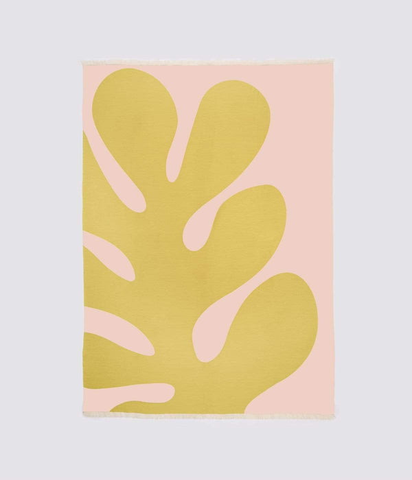 Plaid Variation rose et ocre - Maison Matisse