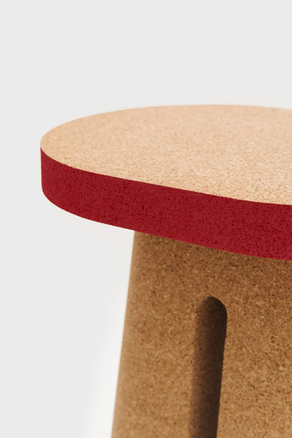 Tabouret Détour, rouge