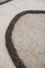 Coquillage free form rug