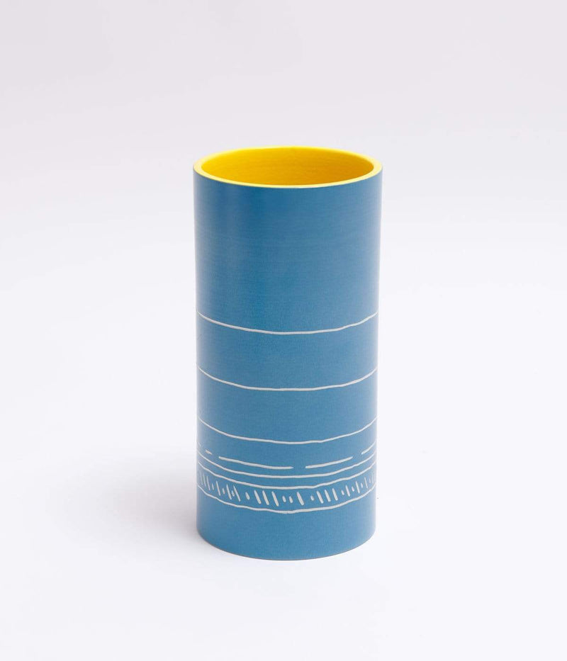 Vase de designer bleu Cadence - Maison Matisse