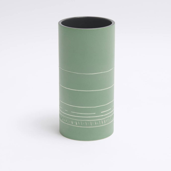 Cadence vase, green
